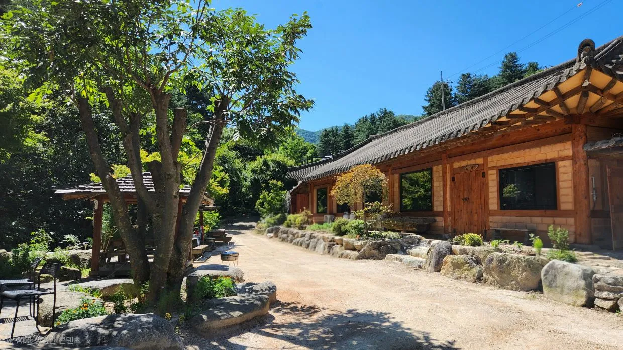두메산골 펜션 전경 사진